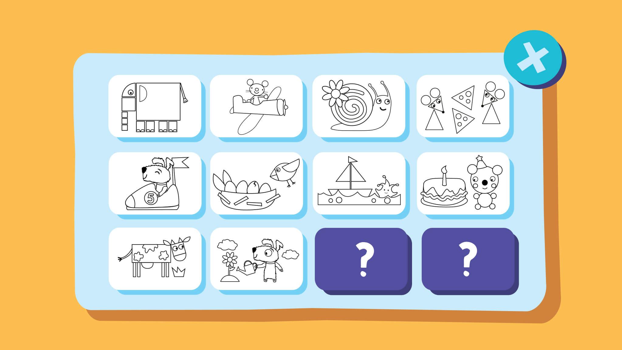 Kunstvolle Maus und Freunde Malbuch